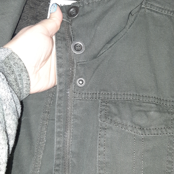 Multi fabric Utility Jacket. - Picture 7 of 12